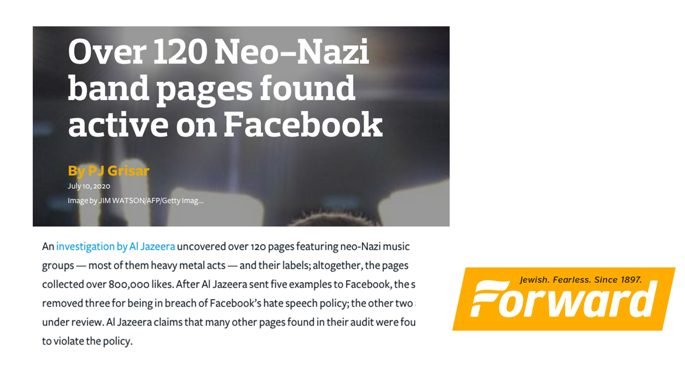 Over 120 Neo-Nazi band pages found active on Facebook