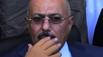 Former Yemeni president Ali Abdullah Saleh